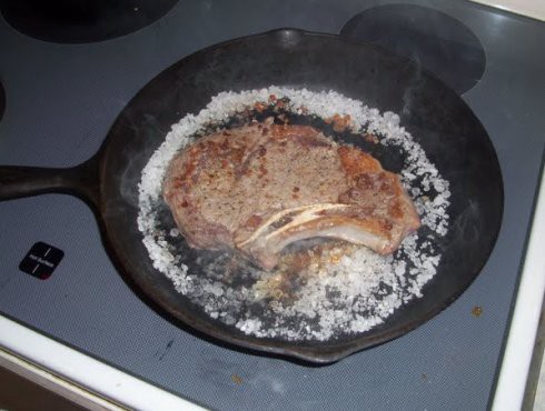 COOKED STEAK