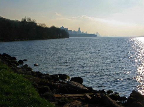 River shot looking south