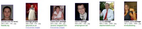 AVERAGE PEOPLE, ACCORDING TO GOOGLE IMAGES