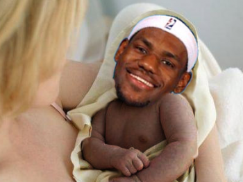 NOBODY AT THE OBSERVER IS HAVING A 'BABY LEBRON' ANY TIME SOON