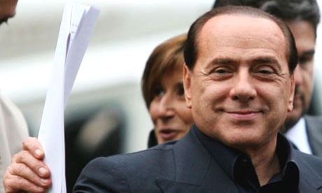 Silvio Berlusconi is looking good.