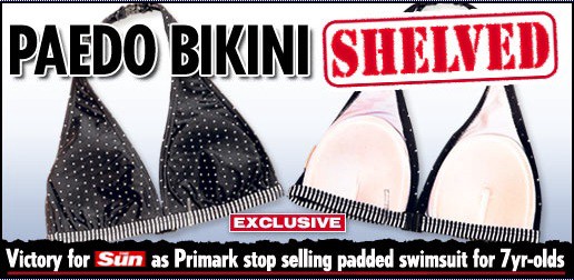 Mind you, the bikini itself is not a pedophile. As far as I know.