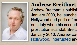 ANDREW BREITBART: JUST LIKE NICK DENTON BUT FUNNER