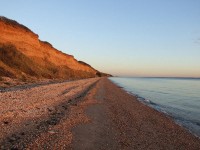 Here is a beach at Hill Head, in pre-oiled condition