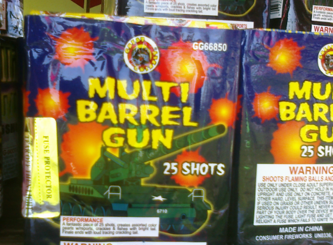 7 multi barrel gun