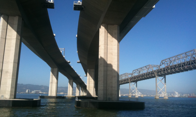 THE UNDERBELLY OF THE BAY BRIDGE