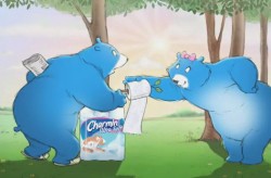 "Okay, I need someone in props to get some toilet paper on that bear's ass ASAP"