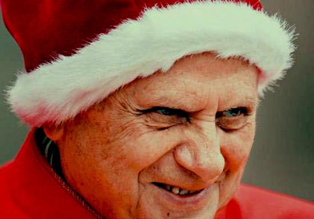 Santa Pope will still be seeing you on Christmas Eve, in your nightmares.