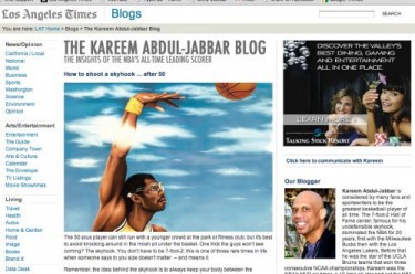 Kareem on latimes.com.