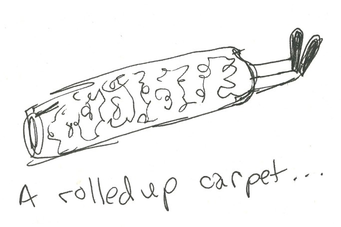 rolledupcarpet