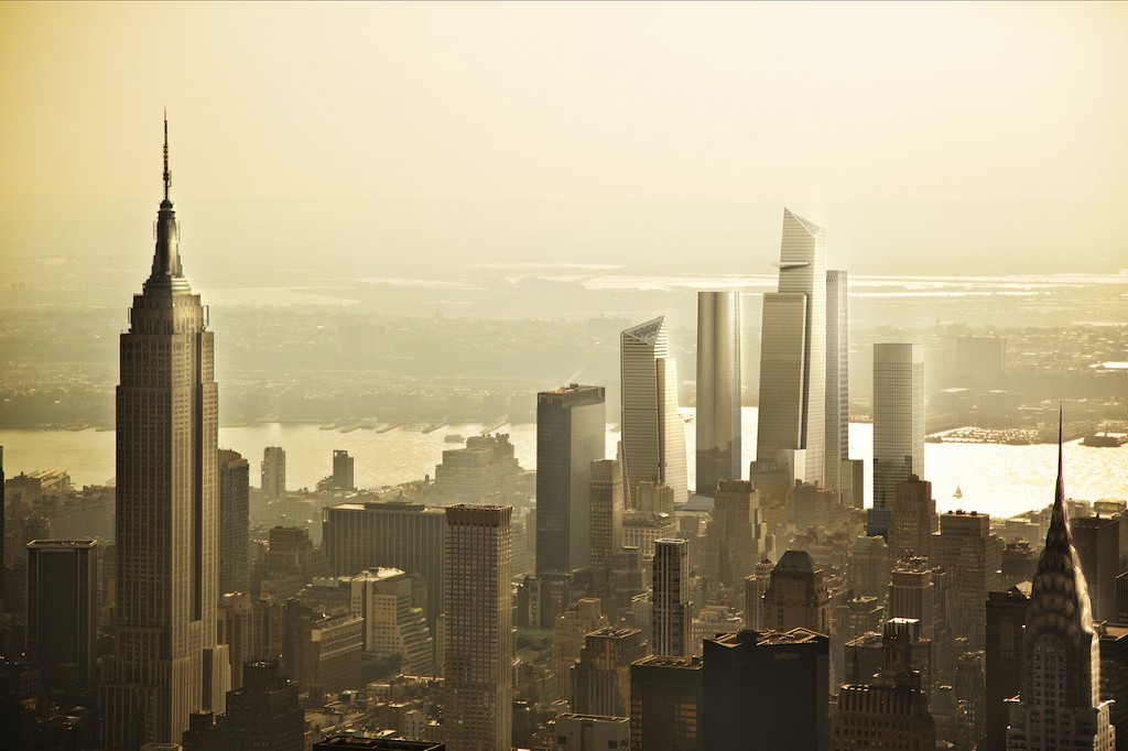 Hudson Yards View from Empire State Building - Courtesy Related-Oxford